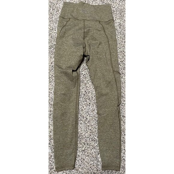 Fleo Leggings Womens Gray Green Yoga Pants Athletic Stretch SMALL Athleisure - Picture 2 of 4